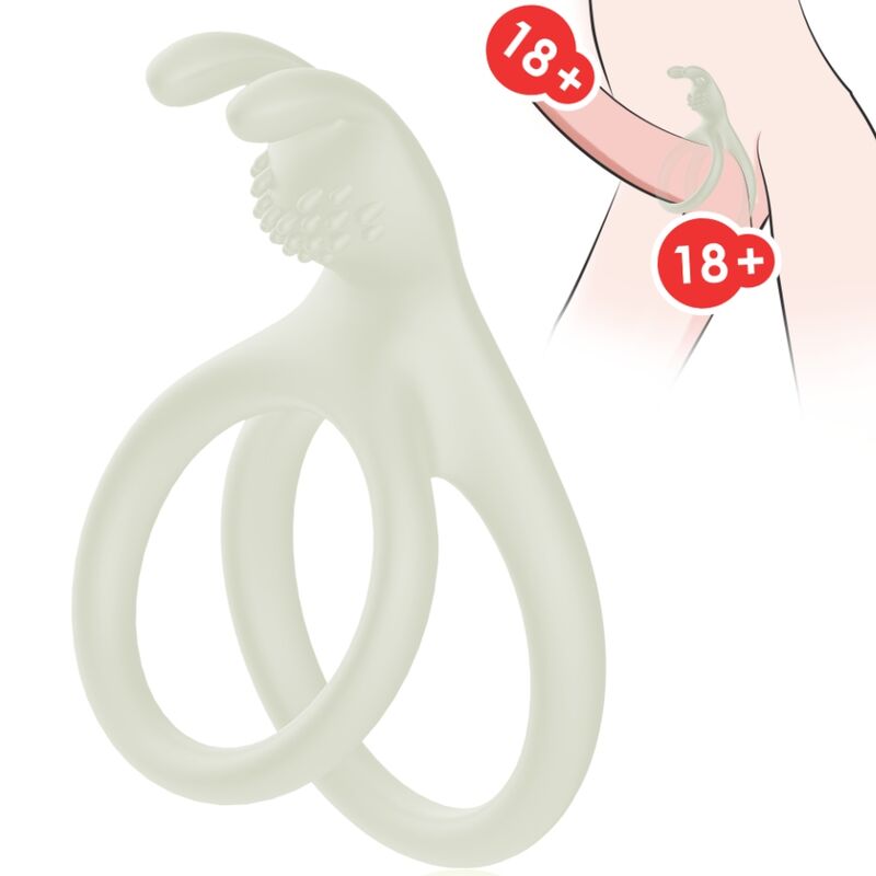 Armony - anello tensy double coniglio luminoso
