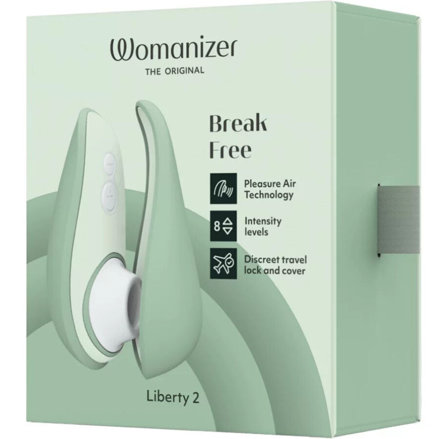 Womanizer - liberty 2 stimolatore clitoride & ventosa verde chiaro