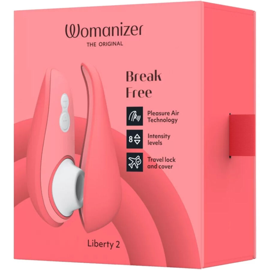 Womanizer - liberty 2 stimulateur clitoridien et ventouse rose