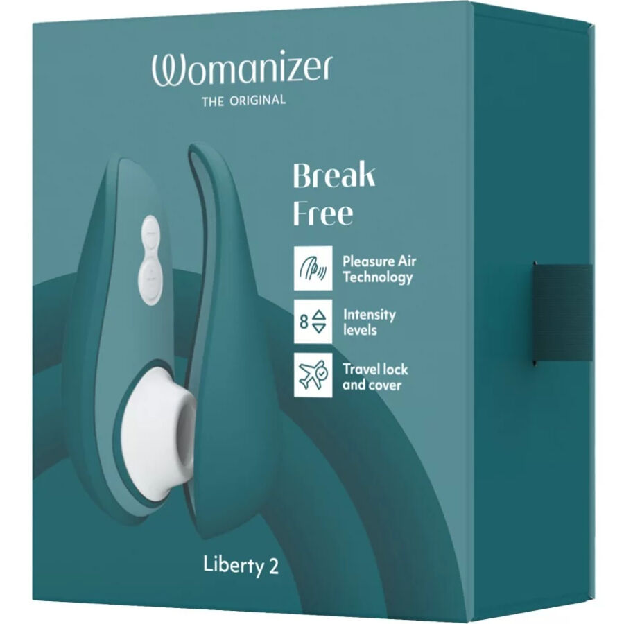 Womanizer - liberty 2 stimulateur clitoridien et à ventouses bleu
