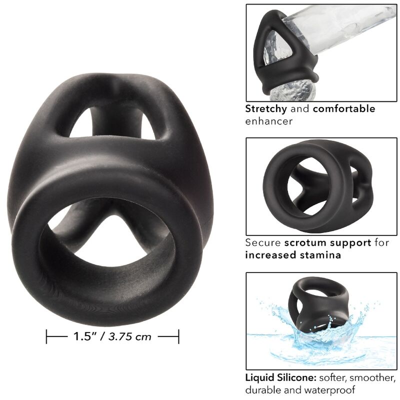 Calexotics - alpha anello dual cage nero