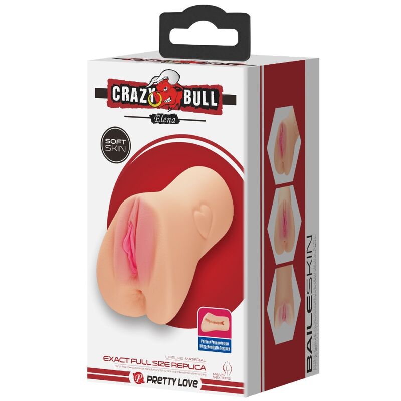Crazy bull - masturbateur en forme de vagin d'Elena