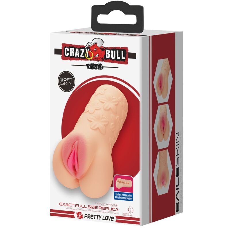 Crazy bull - masturbateur en forme de vagin écarlate