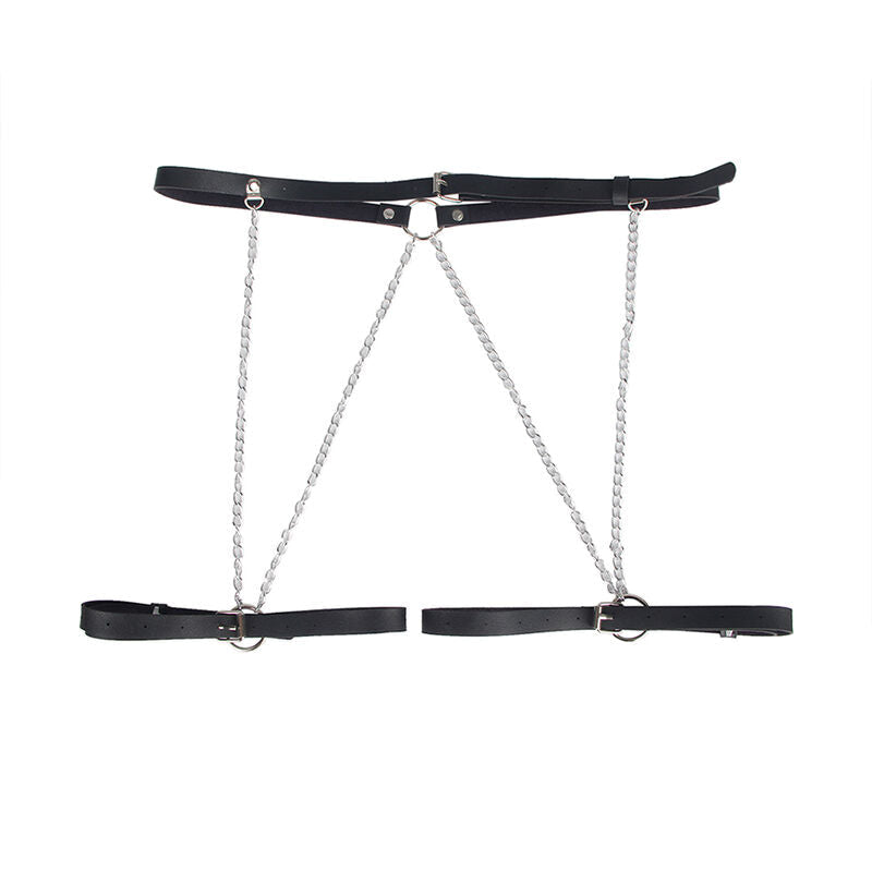 SUBBLIME - CEINTURE EN CUIR NOIR TAILLE UNIQUE