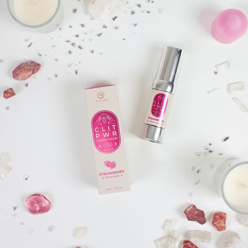 Secret play - clit pwr balsamo per clitoride alla fragola