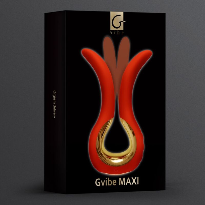 G-VIBE - MAXI VIBRATEUR GVIBE AVEC DEUX POINTES FLEXIBLES CORAIL