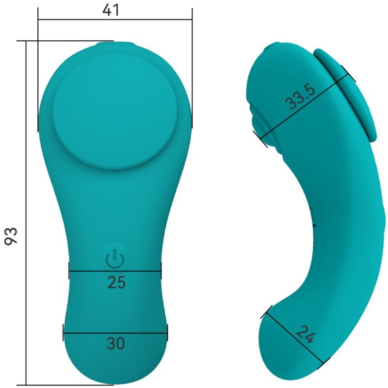 Armony - plaisir culotte vibrante télécommande 3 vitesses vert