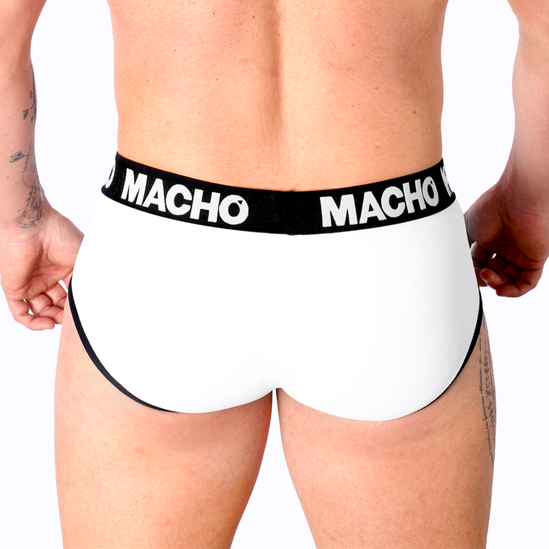 Macho - ms30bl slip bianco l