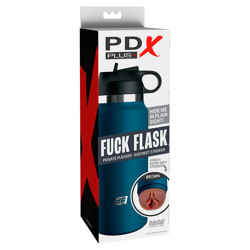 Pdx plus - baise flacon vagin discret stroker modèle marron 1