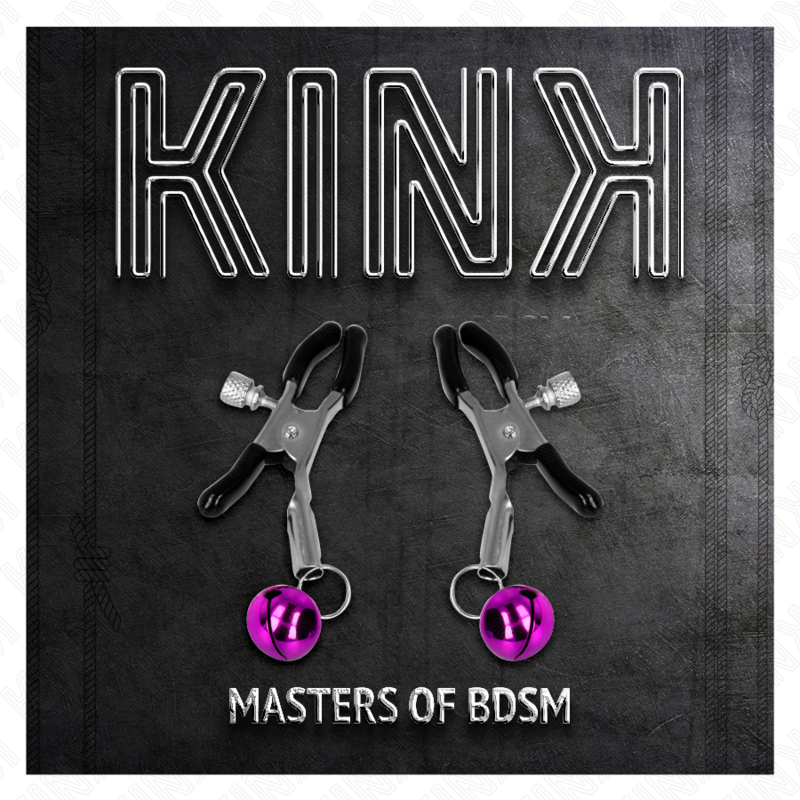 Kink - pinza per capezza singola viola 6 cm
