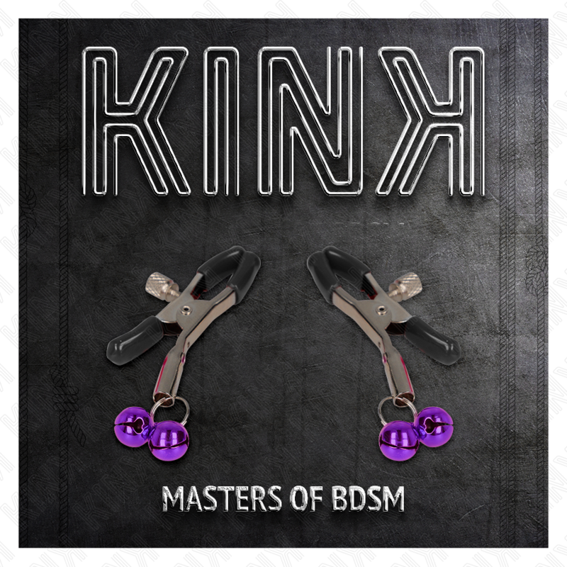 Kink - pinza per capezza doppia viola 6 cm