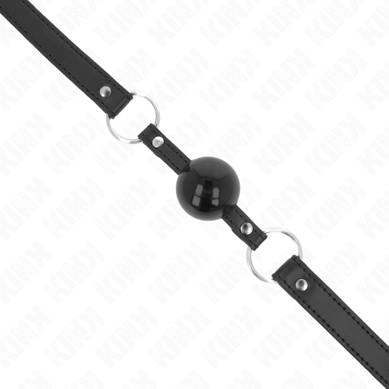 KINK - BOULE EN TPE 4 CM AVEC SERRURE NOIRE 60 x 2 CM