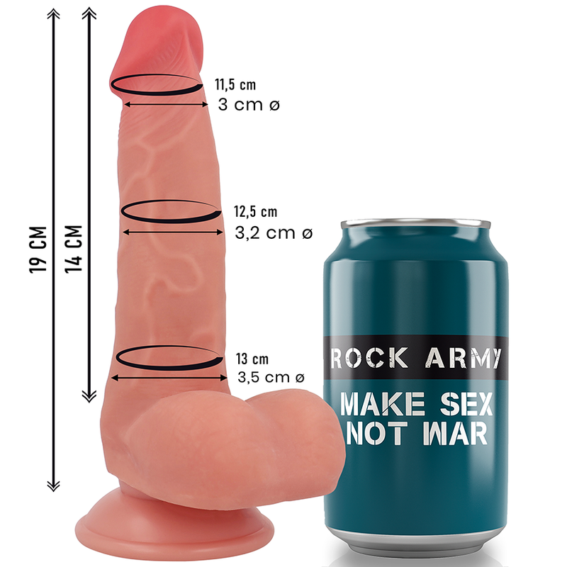 DILDO REALISTICO- SILICONE LIQUIDO VOLPE 19 CM