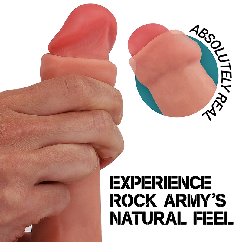 DILDO REALISTICO- SILICONE LIQUIDO VOLPE 19 CM