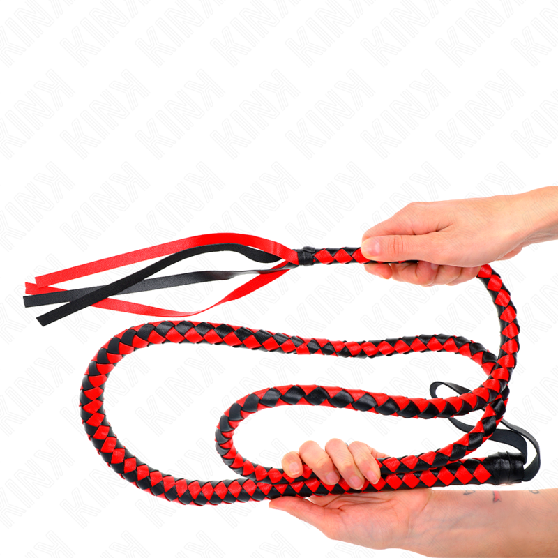 Kink - frusta serpente lunga rossa 210 cm