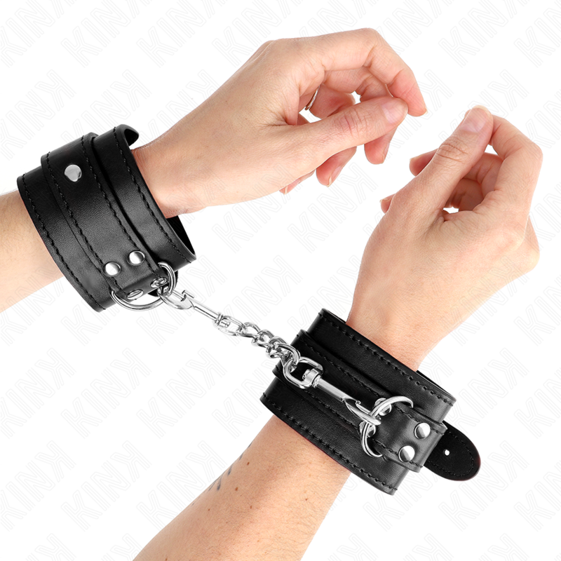 Kink - resistenza da polso semplice nera regolabile 20-23 cm x 5,5 cm