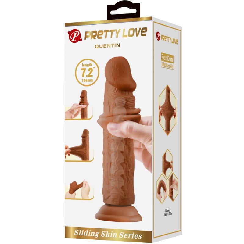 Pretty love - quentin gode réaliste 18 cm marron