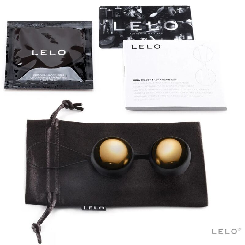 Lelo - perles lune or 20 carats
