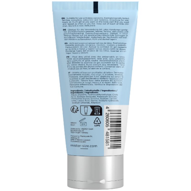 Mister size - lubrificante bio 100 ml