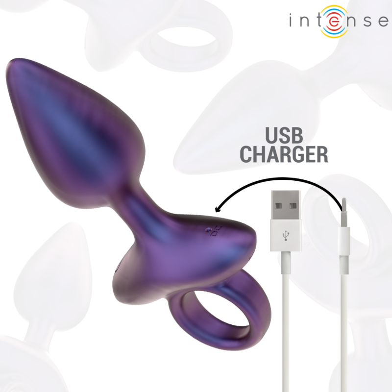 Vibratore Telecomandato Intense Michael Plug Anale Viola