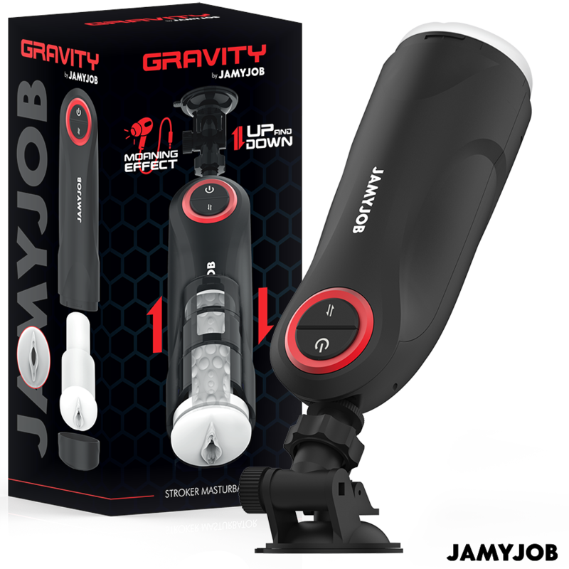 JAMYJOB - MASTURBADOR VAGINAL AUTOMÁTICO DE GRAVEDAD 5 MODOS DE SUCCIÓN