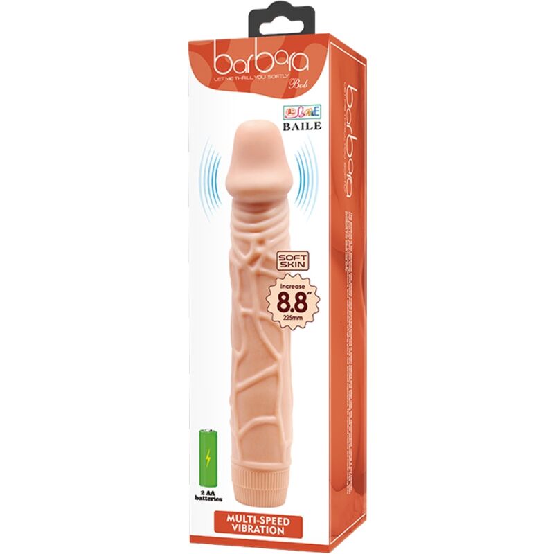 Baile - vibromasseur réaliste 22,5 cm couleur chair