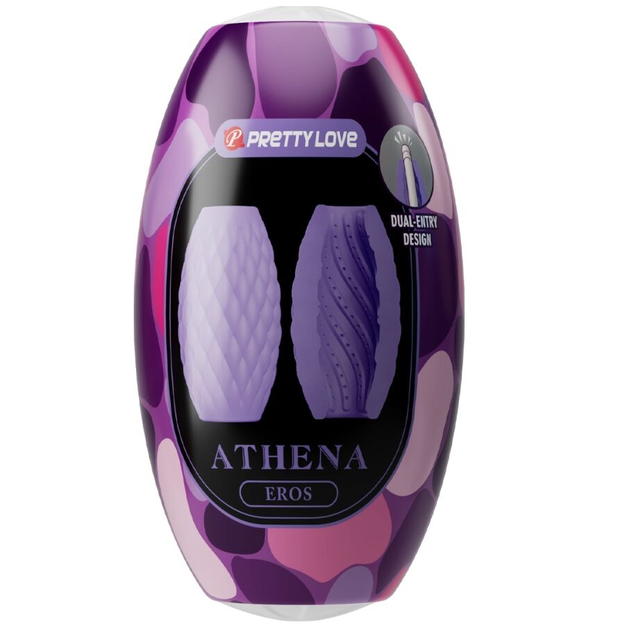 Pretty love - athena eros masturbateur masculin en silicone violet