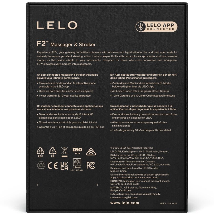 Lelo - f2s™ masturbatore maschile rosso teal
