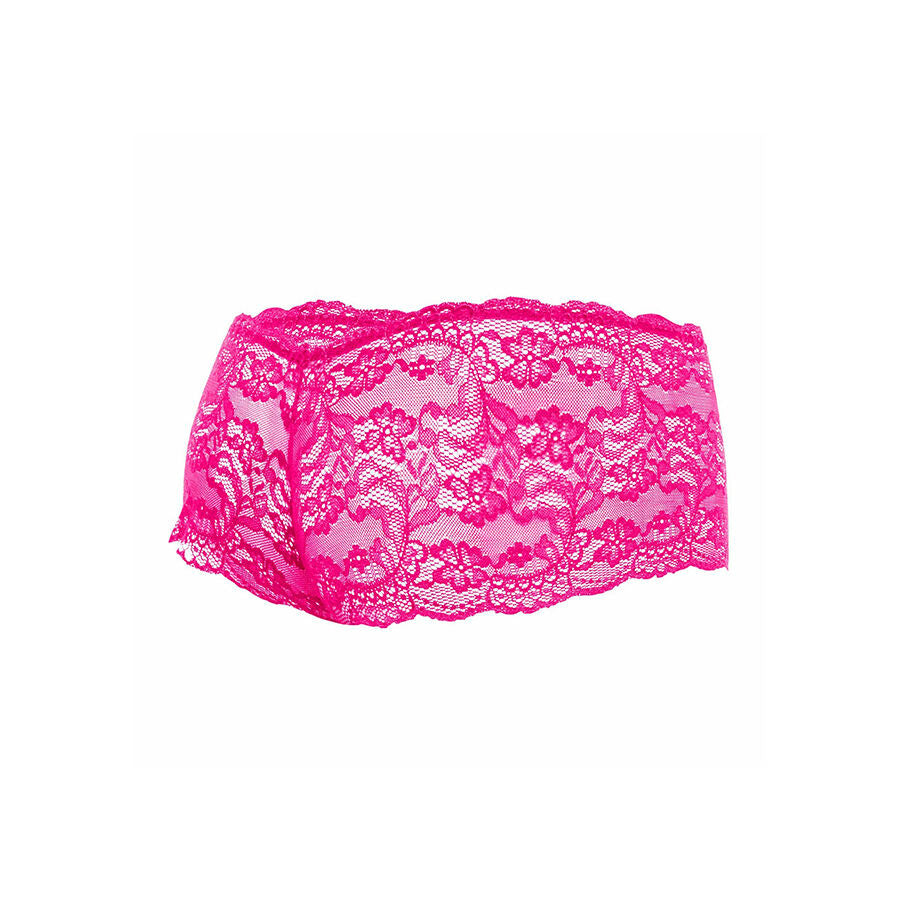 Mob - boxer in pizzo rosa taglia l/xl