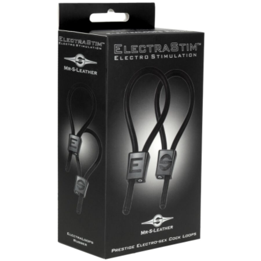 Electrastim - prestige electra loops anelli per il pene regolabili neri