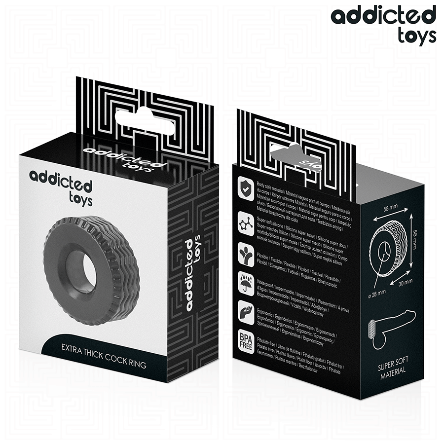 Addicted toys - anello per il pene extra spesso