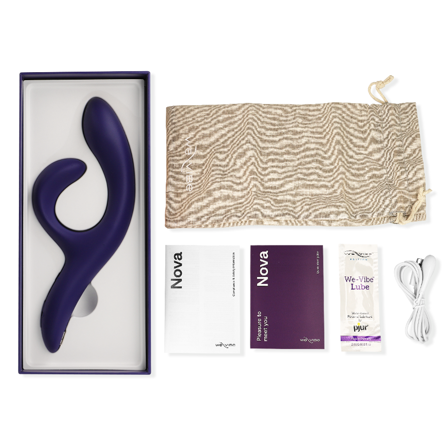 WE-VIBE - VIBRATORE NOVA 3 RABBIT BLU NOTTE