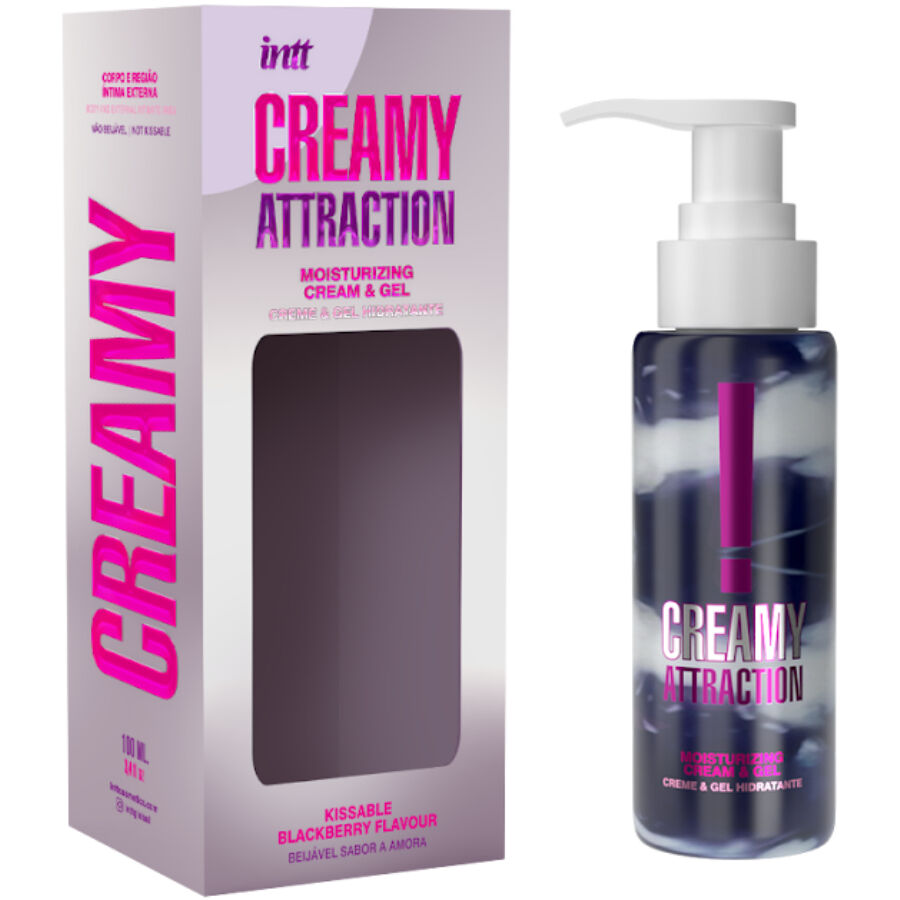 Intt releases - crema e gel al gusto di mora da baciare 100 ml