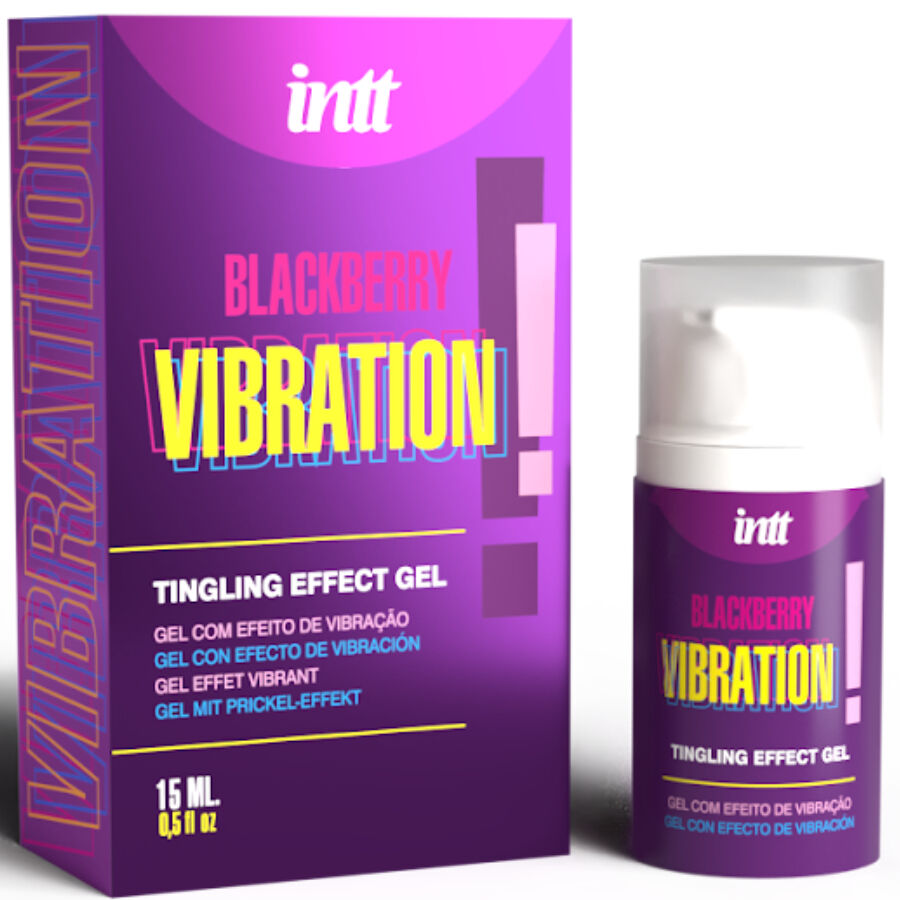 Intt releases - gel liquido vibrante gusto mora 15 ml
