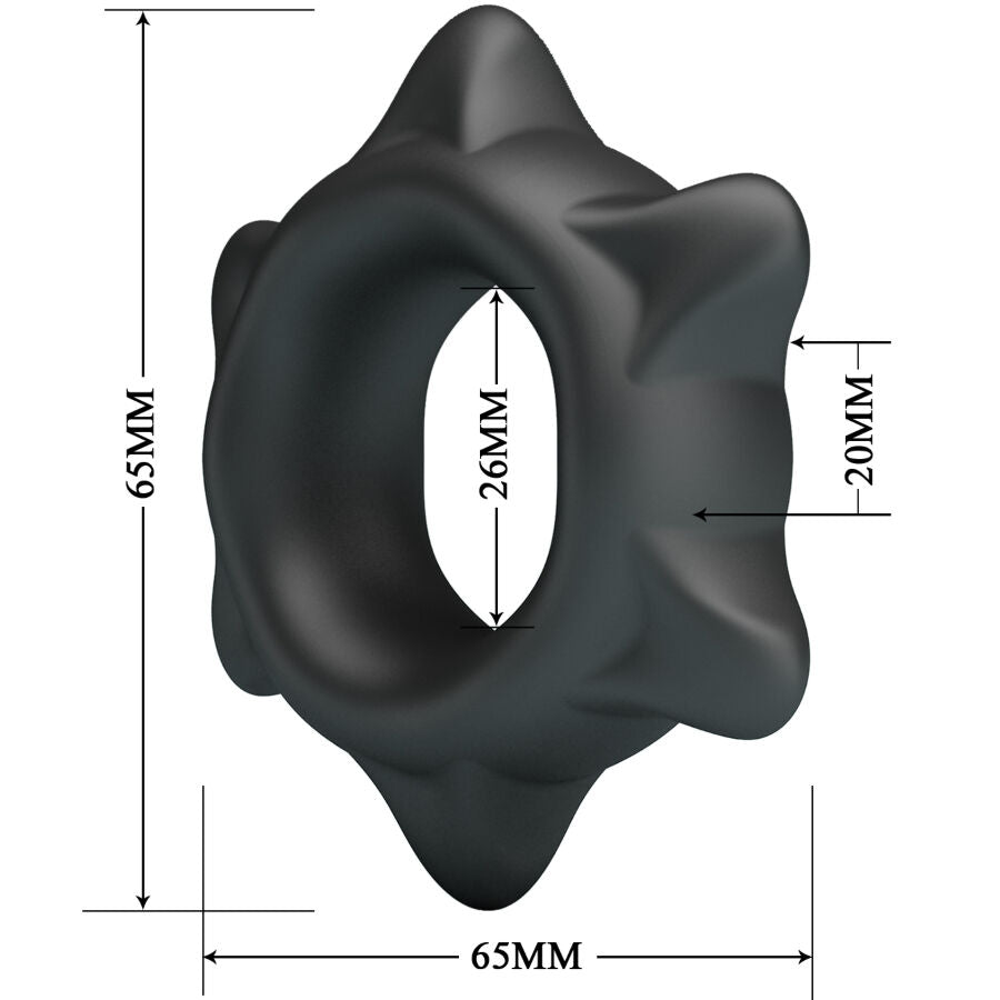 Crazy bull - anello in silicone ethaniel modello 11