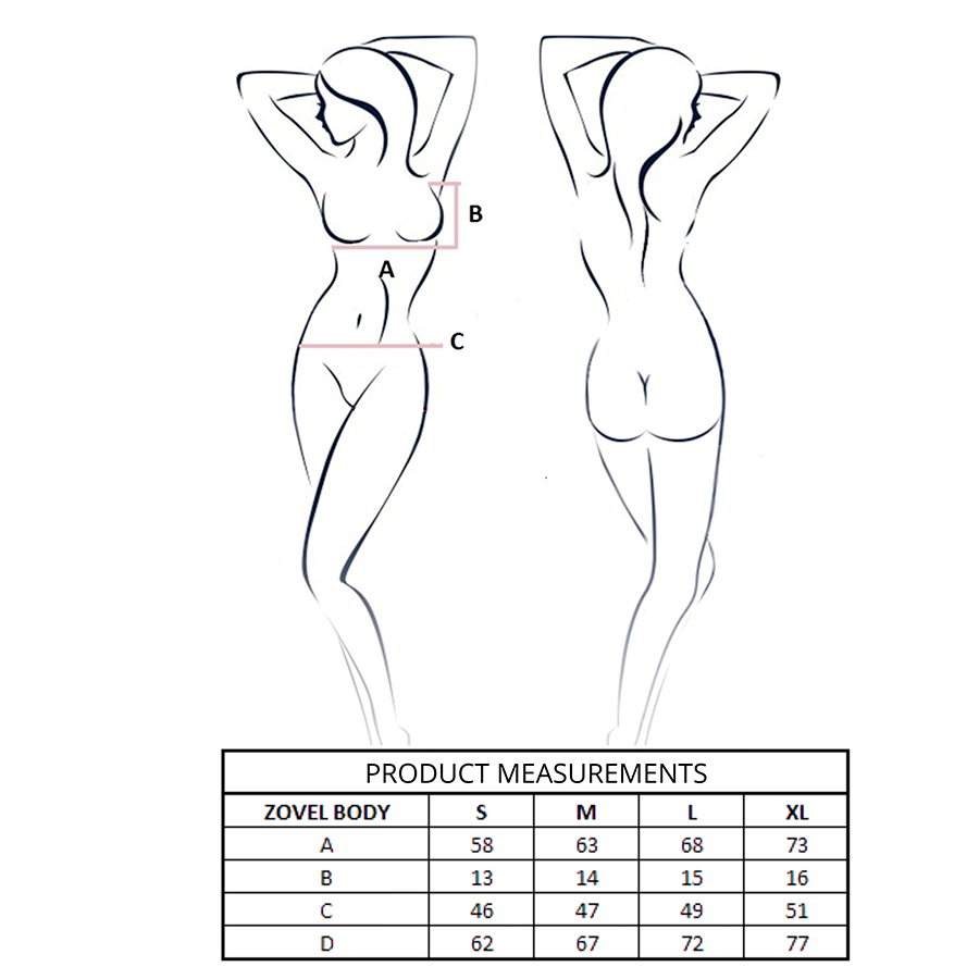 Passion - zovel body nero l/xl