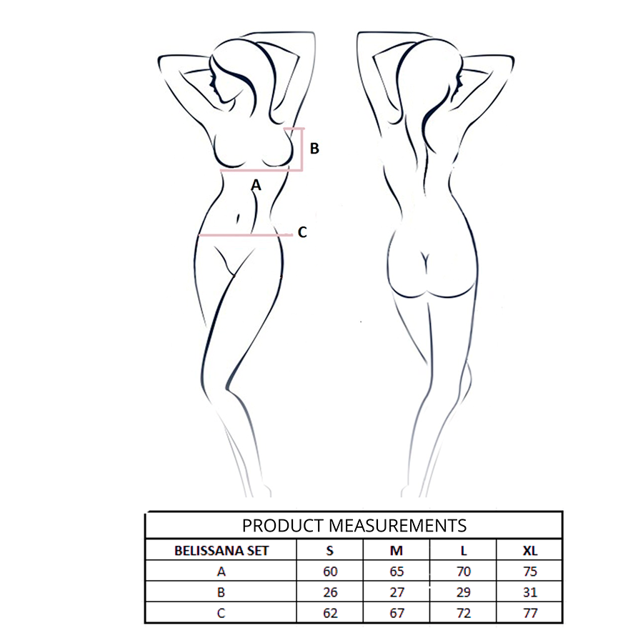 Passion - ensemble soutien-gorge + string blanc s/m