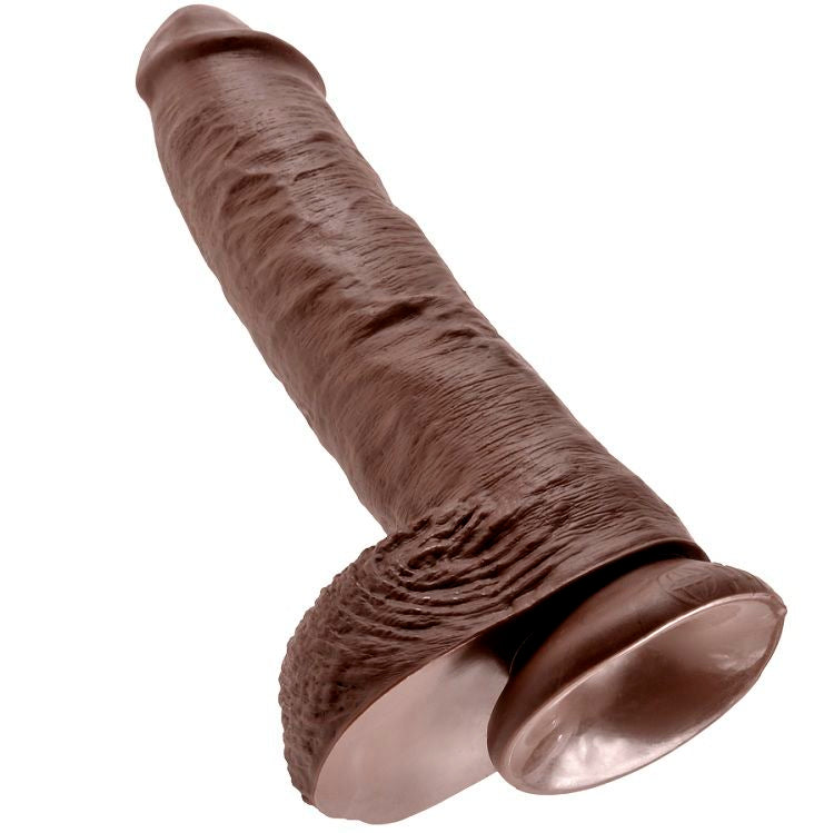 King cock 10" pénis réaliste marron 26,5 cm
