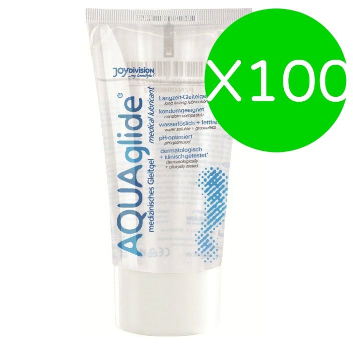 Joydivision aquaglide - lubrificante 50 ml x 100 unità