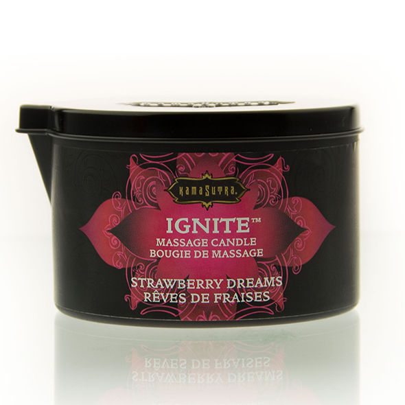 Bougie de massage Kama Sutra Rêves à la fraise