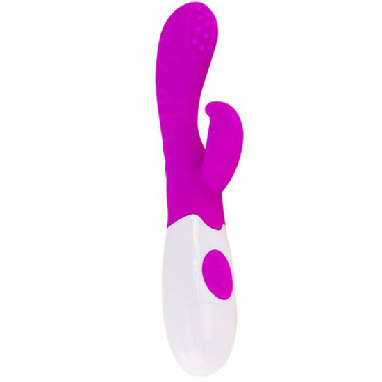 Vibratore Rabbit Pretty Love Flirtation Arthur Viola e Bianco