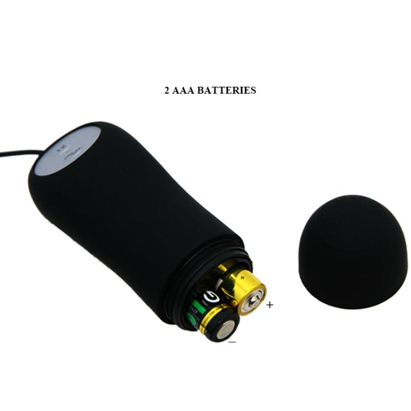 Pretty love plug anal silicona forma ancla 12 modos vibracion negro