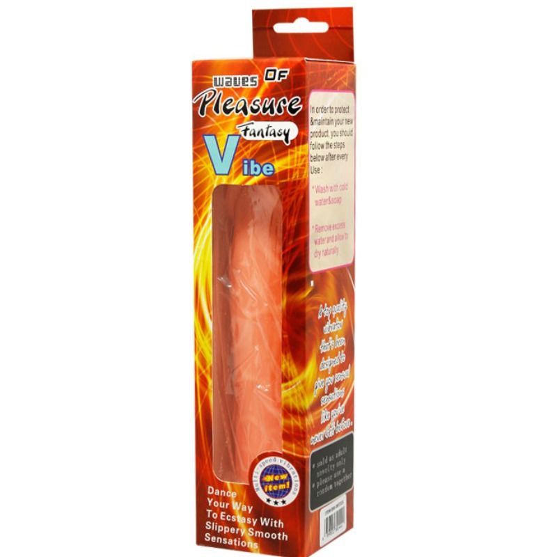 Baile vibromasseur réaliste 19.8 cm couleur naturelle