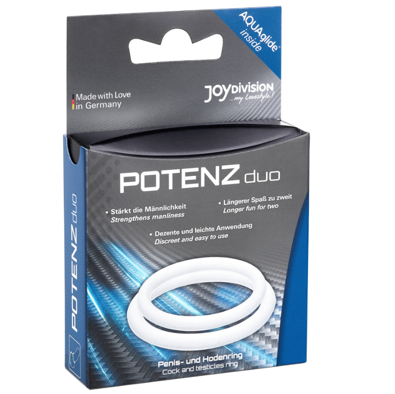Bagues potences duo blanc moyen