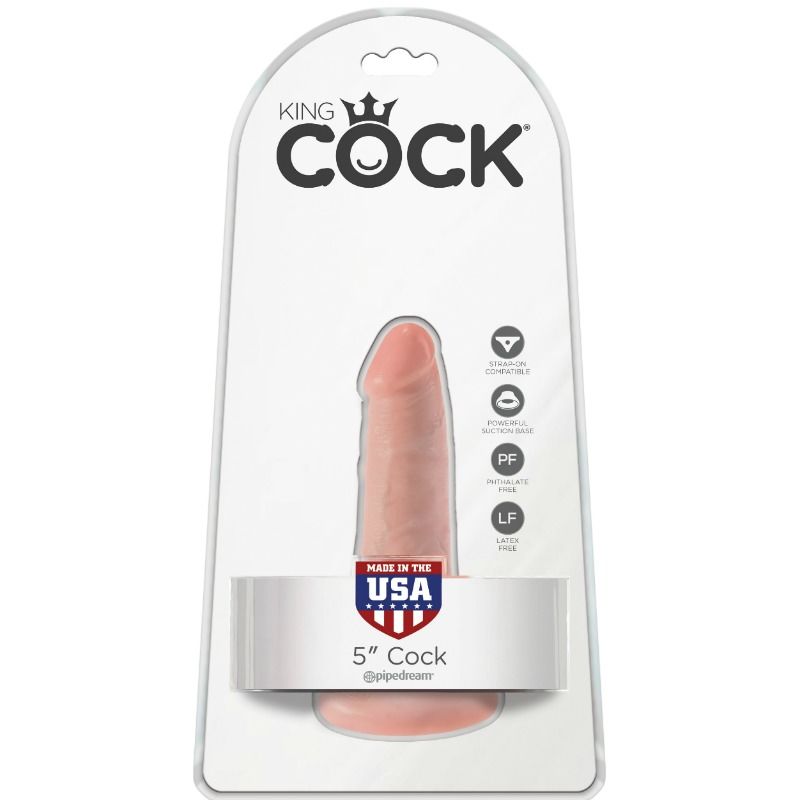 King cock - dildo con palline 14 cm - carne
