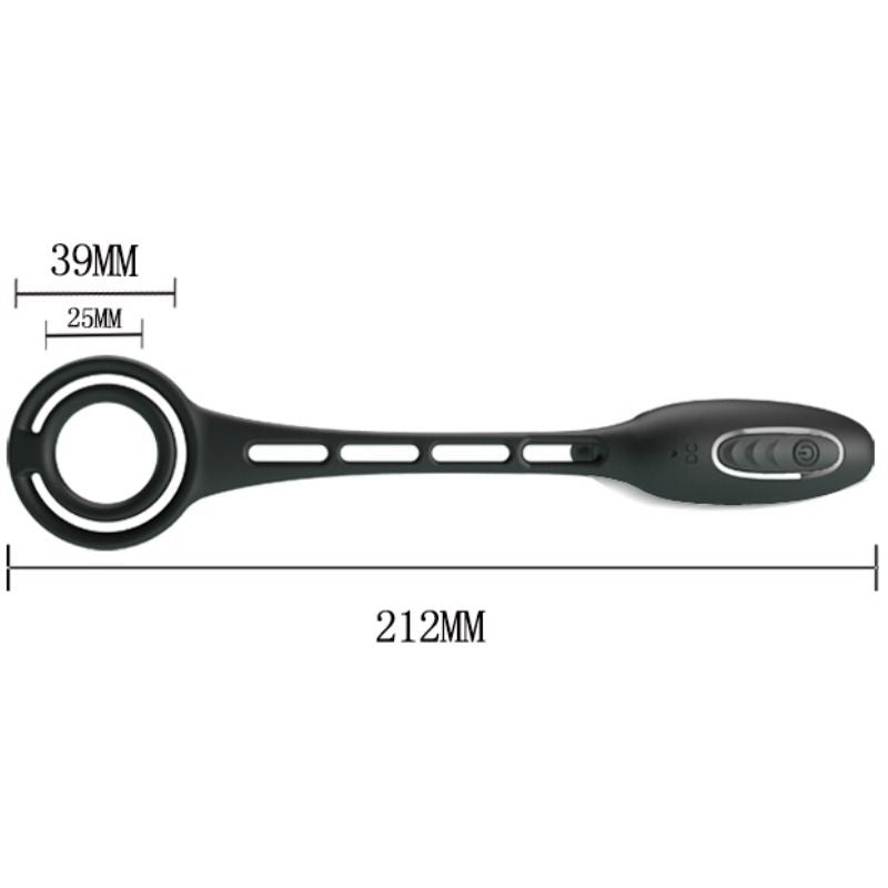 Anal toys Pretty love plug vibrante con anello
