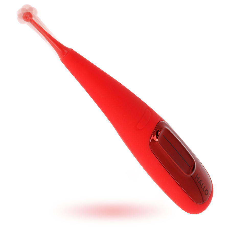 Vibratore clitoride Hallo focus rosso
