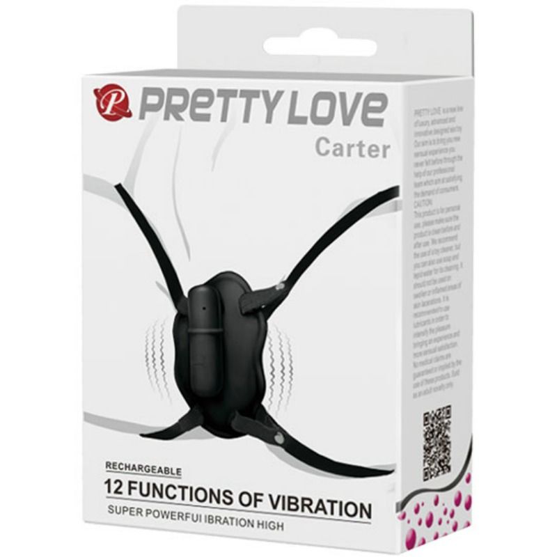 Strap-on Pretty Love Carter con vibrazione