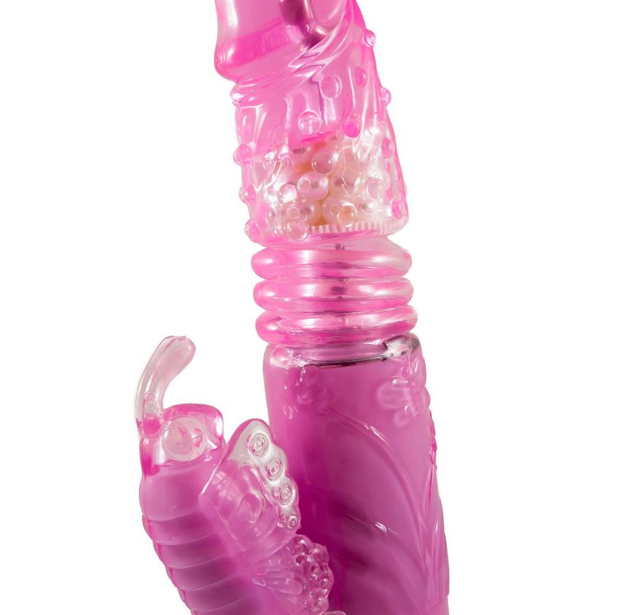 Vibratore Rabbit Baile Rotations Tenderly Trasparente Rosa
