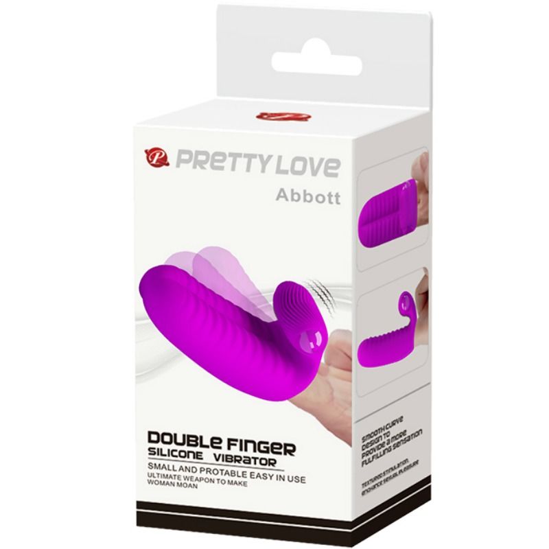 Vibromasseur Pretty Love Abbott pour doigt, lilas